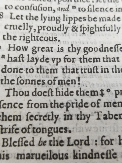 England - Geneva Bible - (1597)