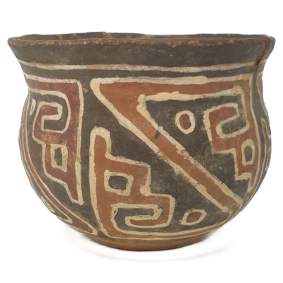 Pre-Columbian - Painted Pot - (1000 CE)