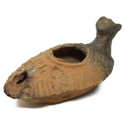 Byzantine Oil Lamp - 4th to 6th Century CE