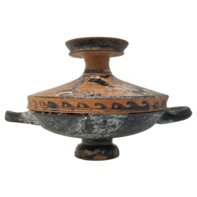 Ancient Greek Apulian Lekanis Pottery - 426 BCE
